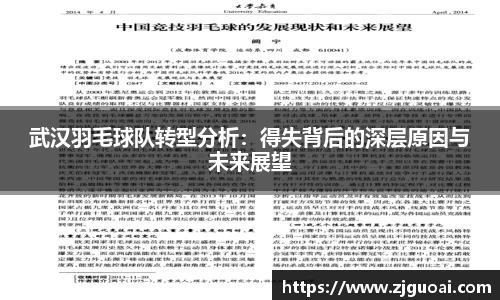 武汉羽毛球队转型分析：得失背后的深层原因与未来展望